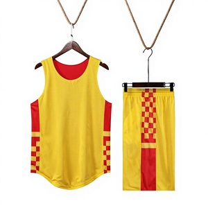 ราคาขายส่ง เสื้อบาสเก็ตบอลแบบไม่มีแขน ระบายอากาศ แห้งเร็ว ออกแบบเองได้ คุณภาพสูง พิมพ์ลายแบบซับลิเมชั่น แฟชั่น - Product Image 1
