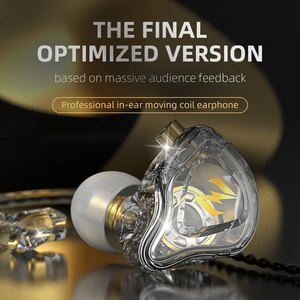 QKZ <span class=keywords><strong>NUNE</strong></span> หูฟังแบบมีสายควบคุม,หูฟัง Hifi เบสอินเอียร์หูฟังมีสาย - Product Image 4