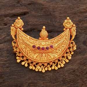 Pendentif artisanal en argent plaqué or rose avec diamant et perle, style religieux, idéal pour un cadeau d'anniversaire (réf. 158791) - Product Image 2