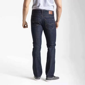 2024 personalizado disponible Slim corte recto Denim Jeans 8 ~ 33oz orillo bajo precio de chaqueta de mezclilla jeans al por mayor para hombres - Product Image 2