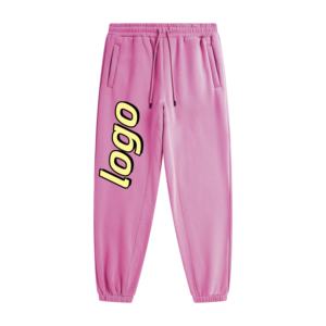 Pantalones de Algodón de Alta Calidad, Hechos a Medida, Diseño Bordado, Dobladillo Elástico, Cierre de Cremallera, Ajuste Holgado, Talla XL, Deportivos, Casuales, Ligeros - Product Image 5