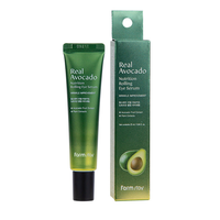 Sérum pour les yeux nourrissant à l'avocat Farmstay - Fabriqué en cosmétique coréen - Anti-âge, anti-rides, éclaircissant, cernes
