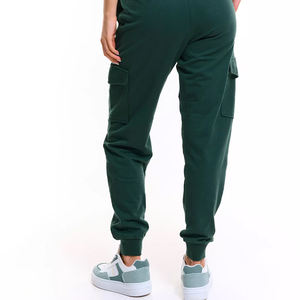 Pantalon cargo personnalisé pour femmes Pantalon cargo en coton à coupe ample pour femmes Pantalon cargo de style décontracté - Product Image 3