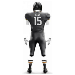 Jerseys de fútbol americano hechos a medida vendedores de pantalones que entregan uniformes fantásticos con mangas cortas OEM y ODM soporte bajo MOQ - Product Image 6