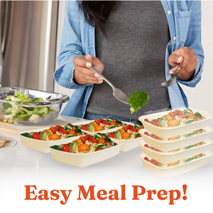 Contenants de préparation de repas réutilisables empilables, lot de 150, 16 oz, compatibles micro-ondes, lave-vaisselle et congélateur, avec couvercles sans BPA, pour emporter - Product Image 4