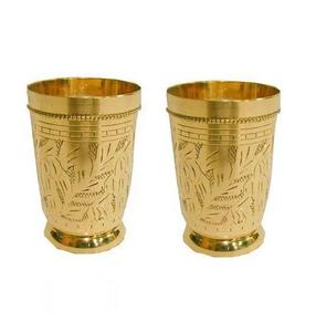 Vaso de Latón Ecológico de Bajo Precio y Alta Venta, Forma Redonda con Pulido Brillante para Hogar y Hotel, Vaso Metálico para Beber - Product Image 5