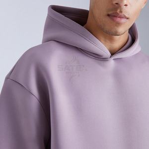 Vêtements décontractés pour hommes, survêtement respirant et confortable pour hommes, ensemble à capuche 100% coton, survêtements pour jogging - Product Image 3