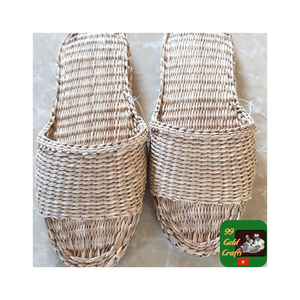 Stylish Seagrass <b>Slipper</b> for Women and Men Trendy Water Hyacinth Seagrass <b>Slipper</b> Indoor Outdoor Comfort From Vietnam Factory - Product Image 2