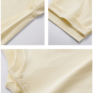 เสื้อยืดผู้ชายสีขาวคอกลมสีขาว230 GSM ฤดูร้อนคอกลมมีกระเป๋าหน้าอกเสื้อยืดผ้าฝ้าย100% แบบกำหนดเอง - Product Image 3