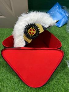 Masonic Knight Templar Chapeau Con Collar y estuche - Product Image 3