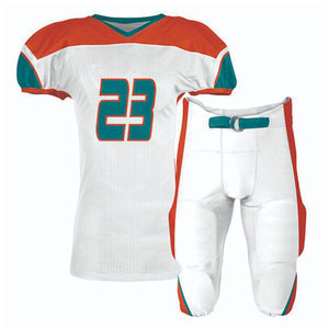 Camiseta clásica de uniforme de fútbol americano, diseño de logotipo sublimado personalizado, conjunto de uniforme de camiseta de fútbol americano - Product Image 2