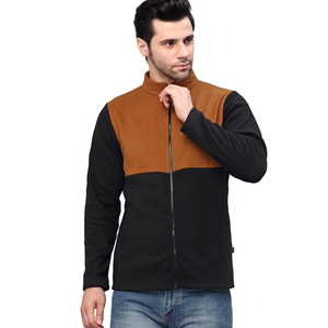 Chaqueta de Forro Polar Sherpa Grueso Vintage con Logotipo Personalizado para Hombre, Abrigo Cálido para Exteriores con Cierre de Cremallera, Tejido de Lona Impermeable - Product Image 1