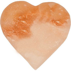 Décoration d'intérieur élégante avec lampe en forme de cœur en pierre de cristal de sel rose de l'Himalaya Ambiance apaisante Artisanat naturel - Product Image 1