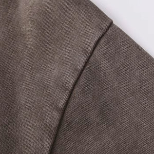 Haute qualité grande taille hiver ODM pull à capuche Polyester coton polaire goutte épaule Streetwear écran bouffée personnalisé à capuche - Product Image 4