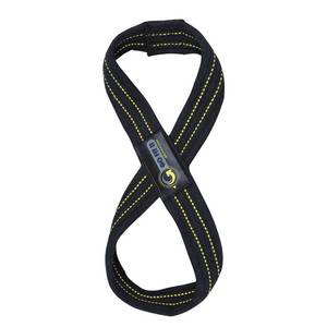 Logo personnalisé réglable entraînement Fitness Gym équipement d'haltérophilie fait propre rembourré Figure 8 sangles - Product Image 1