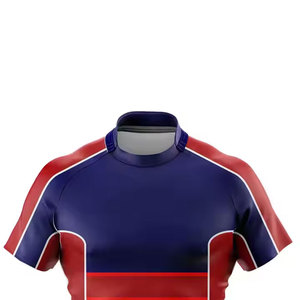 Vente en gros – Nouveauté : Ensembles de maillots de rugby en polyester imprimés personnalisables pour équipes sportives (fabrication usine) - Product Image 5