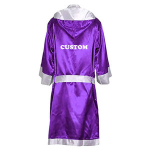 เสื้อคลุมชกมวยของผู้ชายชุดชกมวยออกแบบได้ตามที่ต้องการ - Product Image 2