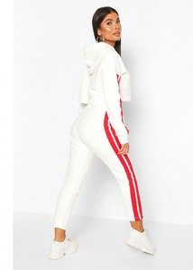 Dernier design très vendu ensemble de survêtements 2 pièces à manches longues pour femmes, crop top, ensemble de joggings pour femmes - Product Image 2