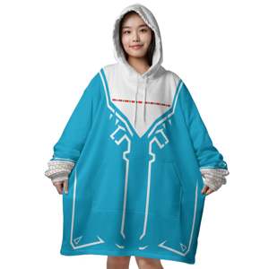 Sudadera con capucha de forro polar Sherpa de diseño personalizado-Sudadera con capucha cálida y de felpa con impresión personalizada para uso en exteriores e interiores - Product Image 3