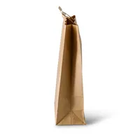 Sacs de courses en papier recyclé taille XL 32x12x40cm, kraft, poignées renforcées, pour supermarché - 250 pcs/carton