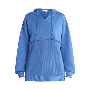 Sweat à capuche en polaire chaud pour femmes Pull élégant Sweat-shirt décontracté à capuche pour femmes Fabrication personnalisée directe d'usine - Product Image 1