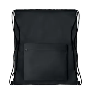 Personalized <b>Large</b> <b>Drawstring</b> Sportpack Pocket Shoop Promotional Merchandising <b>Bag</b> - Product Image 3
