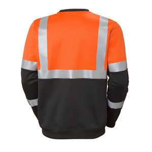 Sweat-shirt à capuche de sécurité de travail d'hiver de construction à haute visibilité respirant en polyester avec logo personnalisé - Product Image 2