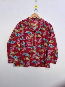 Conjunto de pijama de algodón para mujer, ropa de dormir cómoda, a juego, superventas - Product Image 3