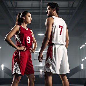 Ensembles d'uniformes de basketball et de football unisexes respirants, vêtements de sport d'été sans manches, y compris gilet et short imprimés, anti-UV, séchage rapide - Product Image 1