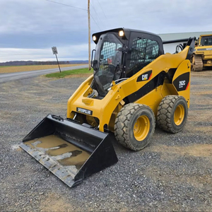 Livraison gratuite CATERPILLAR 262C Chargeuse sur pneus à chenilles EROPS, cabine avec chauffage et climatisation. 2 vitesses. Accouplement rapide. Hydraulique auxiliaire - Product Image 2