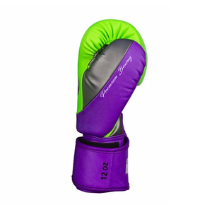 Gants de boxe en cuir de vachette personnalisés professionnels 8oz musculation coup de pied équipement de boxe motif imprimé sport de haute qualité - Product Image 4