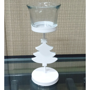 T-แสง HolderWhite ในเทียนโลหะภายในสำหรับตกแต่งตารางแสงแก้วใส - Product Image 2