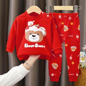 Conjunto Deportivo de Primavera para Niños y Niñas, Sudadera con Capucha de Mezcla de Algodón Cómoda con Pantalones Jogger, Traje de Primavera de Moda Infantil de Manga Larga - Product Image 2