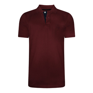 Vente en gros du fabricant 100% pur coton pour polo T-Shirt pour hommes T-shirt à manches courtes en coton à motifs solides - Product Image 5