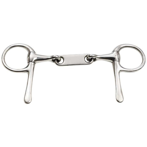 Bocado de Acero Inoxidable de Alta Calidad Tipo French Link para Caballos, con Boquilla Pulida para Equitación y Entrenamiento - Product Image 1
