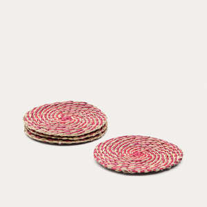 Wholesale Manufacturer Seagrass <b>Coaster</b> Handwoven Round Drink Mat Eco Friendly Custom Order Bulk Supplier Made in Vietnam - Product Image 2
