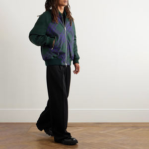 แจ็กเก็ตบอมเบอร์สำหรับผู้ชาย, สินค้ามาใหม่เสื้อแจ็กเก็ตมีซิปคอตั้งดีไซน์เรียบง่ายสำหรับฤดูหนาว - Product Image 2