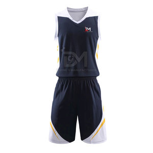 Uniforme de basket-ball personnalisé à quantité minimale de commande basse, vêtements de sport, uniforme de basket-ball respirant sans manches - Product Image 1