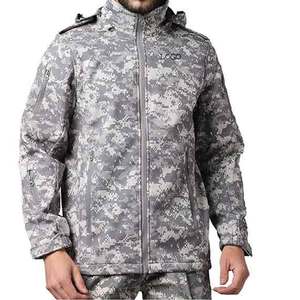 Logotipo personalizado OEM a prueba de viento campamento senderismo hombres al aire libre cortavientos impermeable sublimación suave Shell abrigo invierno Softshell chaquetas - Product Image 1