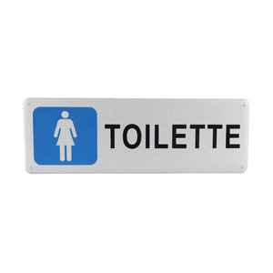 * OUTLET * cartello bagno donna 5*18CM-casa e giardino/ - Product Image 3