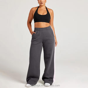 Meilleure vente de pantalons de survêtement personnalisés été pantalons de survêtement écologiques fermeture à cordon plat avant pantalons de survêtement décontractés de qualité supérieure - Product Image 5