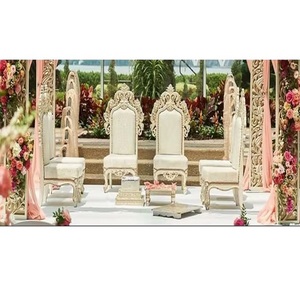 Juego de Sillas para Bodas Indias Vidhi Mandap, Sillas de Madera Modernas para Bodas, Sillas de Diseño para Bodas, Precio de Venta en EE. UU. - Product Image 1