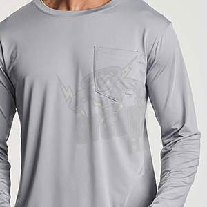 Custom High Quality Long Sleeve Performance Uv Sun protection Upf 50+ Quick Dry Slim Fit Spf Shirt Long Sleeve Jogging Wear - Product Image 4