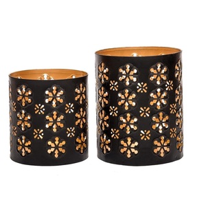 Décoration de Noël de style vintage Bougeoir suspendu en métal et en verre à bas prix pour la décoration de la maison - Product Image 5