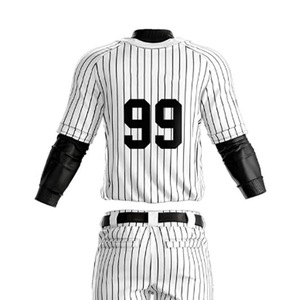 เสื้อเบสบอลสั่งทำชุดเครื่องแบบทีม | เสื้อกีฬาพิมพ์แบบระเหิด OEM/ODM - Product Image 5