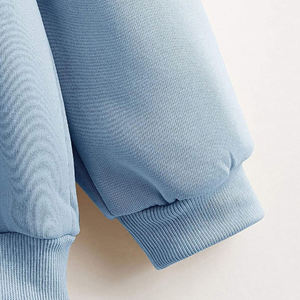 100% coton et polaire femmes à manches longues pull Fit Slim décontracté femme sweats à capuche en gros meilleur prix bas - Product Image 3