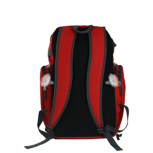 Mochila de poliéster Oxford impermeable y duradera para equipo de baloncesto de club deportivo, con compartimento para zapatillas y secciones organizadas para el balón. - Product Image 3