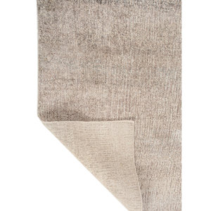 Alfombra Entropy Ivory de Lana y Seda Anudada a Mano, Color Sólido AKWS-13046 para Uso Doméstico - Product Image 5