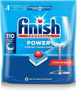 Tabletas para lavavajillas Finish Ultimate Infinity Shine a granel | Aroma: limón | Tamaño: 100 pastillas para lavavajillas | Ultimate Clean and Shine - Product Image 3