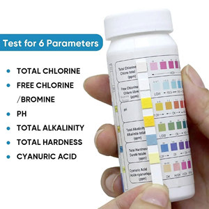 Bandelettes de <span class=keywords><strong>test</strong></span> de <span class=keywords><strong>piscine</strong></span> 6 en 1 Bandelettes de <span class=keywords><strong>test</strong></span> de spa pour kit de testeur de bains à remous - Product Image 3
